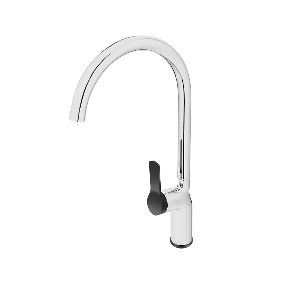 Solid Brass Chromed Finished Gourmet Kitchen Faucet Pull Down Mixers
