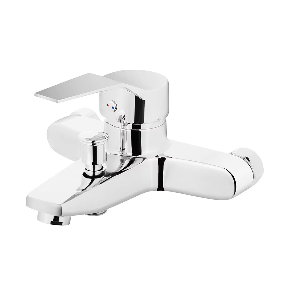 Brass bath faucets wall mounted bathroom shower bathtub faucet