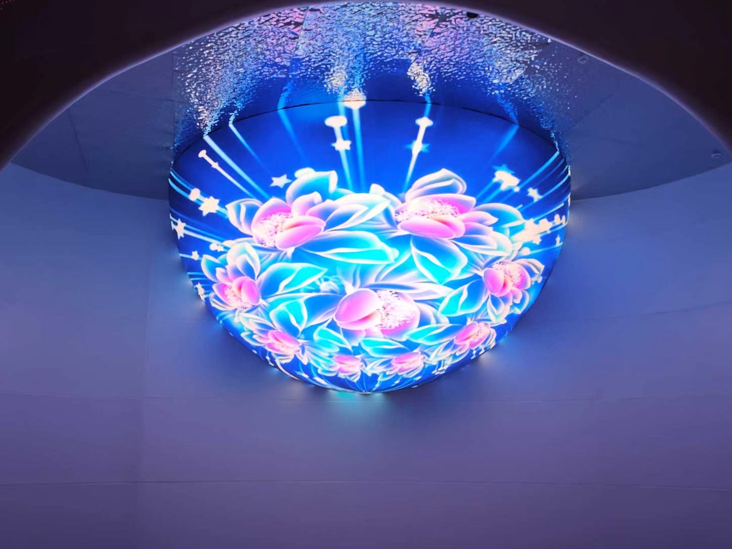France Indoor P2.5 Hanging Hemispherical LED Display Project