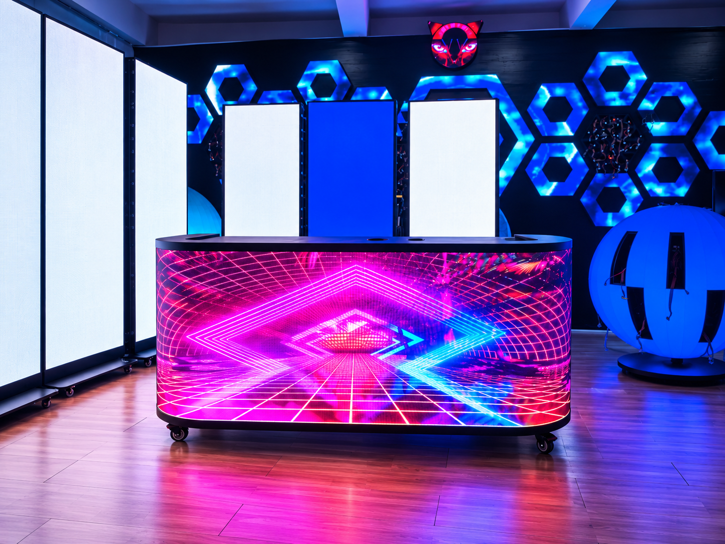 LED DJ BOOTH CURVED Display Color Gamut: When sRGB, Rec.709, and DCI-P3 Actually Matter