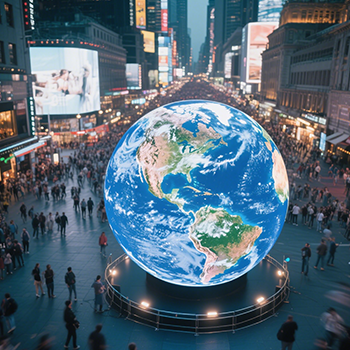Outdoor Spherical LED Displays: Captivating Landmarks of Digital Innovation