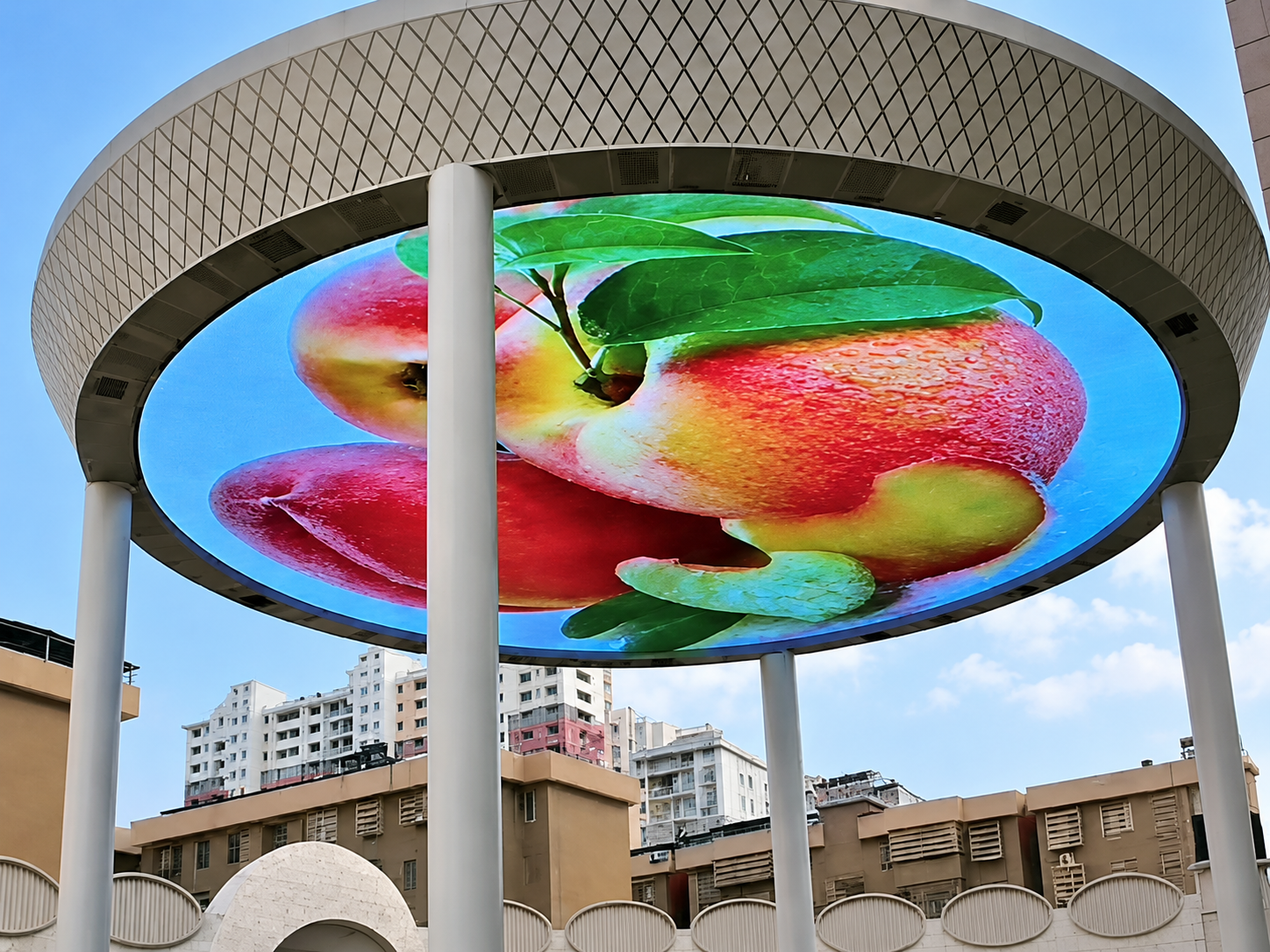 Outdoor P3 Circular LED Display Project in Australia