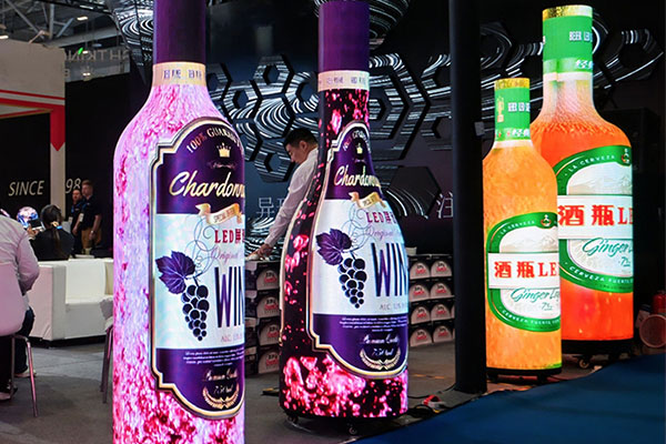 wine bottle shaped LED display.jpg