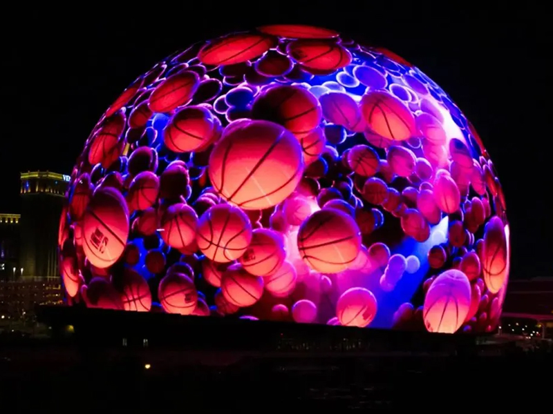 Why Low Resolution Works for Massive LED Landmarks Like Spheres
