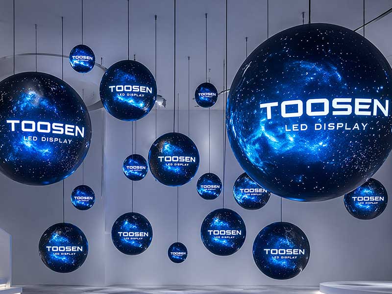 USA Indoor P1.9 LED Ball Screen Project