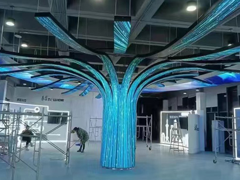 P1.86 Indoor Fine-Pitch Cylindrical LED Display Solution