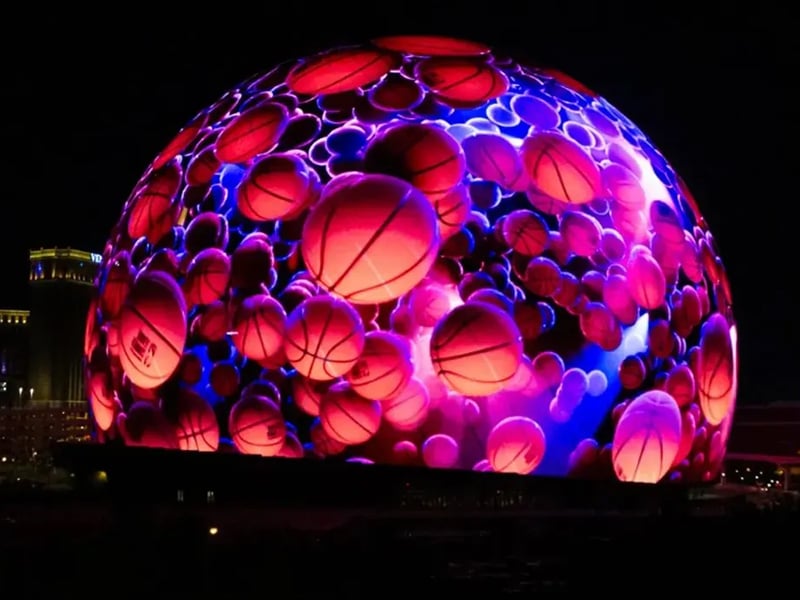 Waterproofing and Cooling Outdoor Dome LED Walls