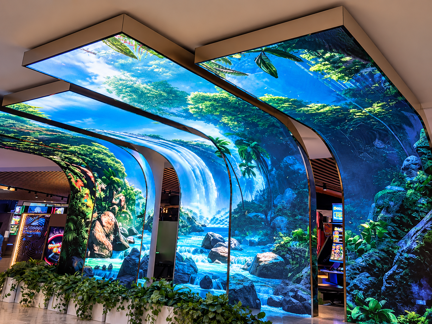 Australia Indoor P2 Flexible LED Screen Project