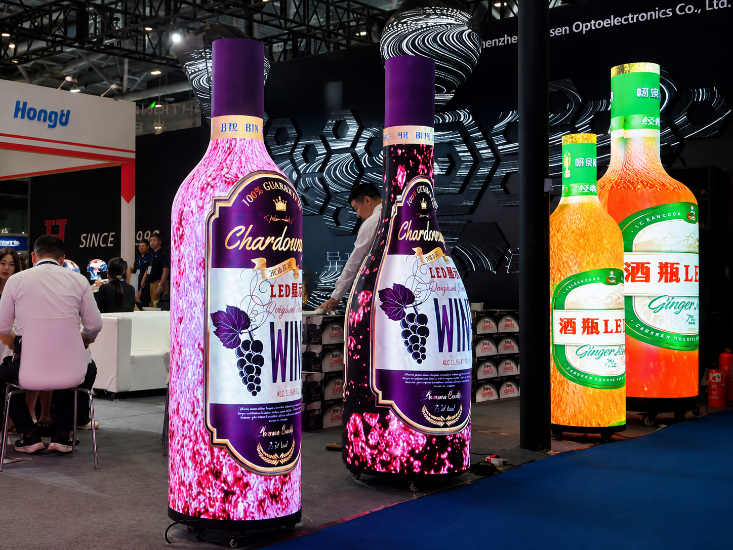 How to Design Content for Bottle-Shaped LED Displays
