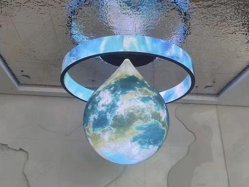 Custom Water Drop-Shaped LED Screen Solutions