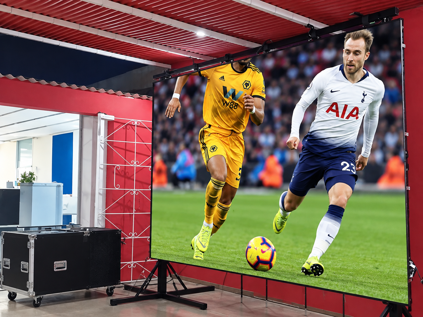 Ecuador Indoor P3.91 LED Screen Project – 2.88 × 1.92m High Refresh LED Display