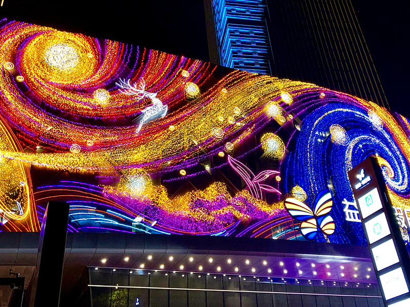 What Components Are Included in a Complete Irregular LED Display System?