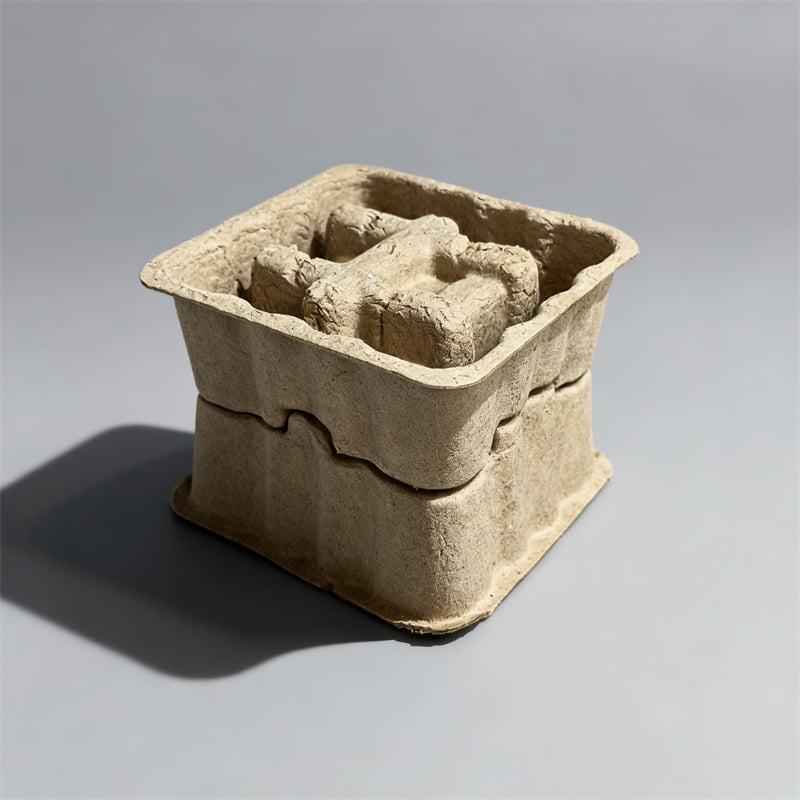 Sustainable Dry Pressed Glassware Packaging