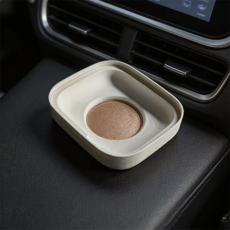 Biodegradable Molded Fiber Eyeshadow Cosmetic Packaging
