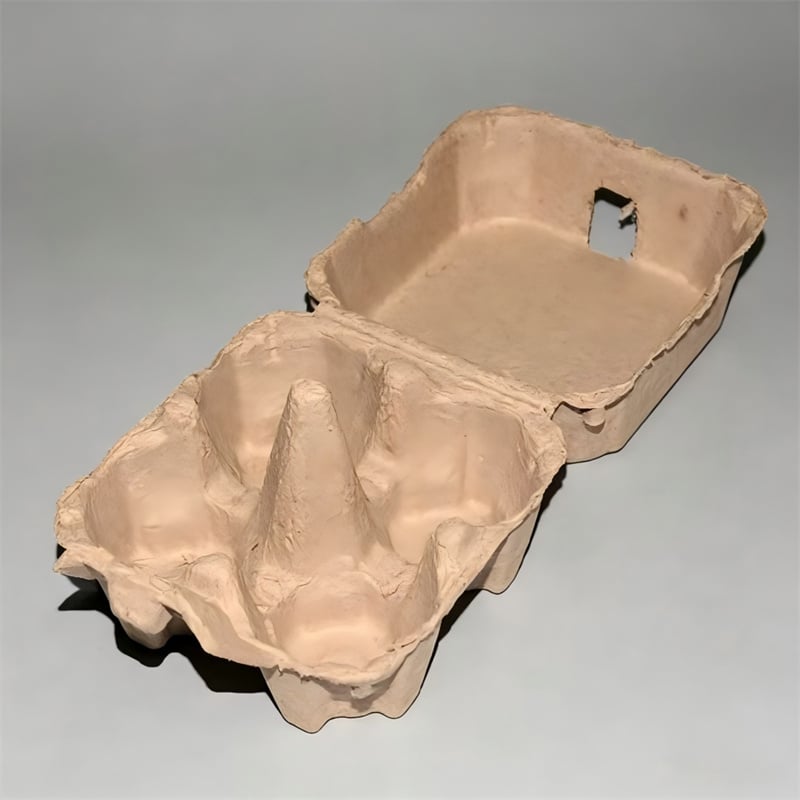 4-Cavity Dry-Pressed Pulp Egg Carton