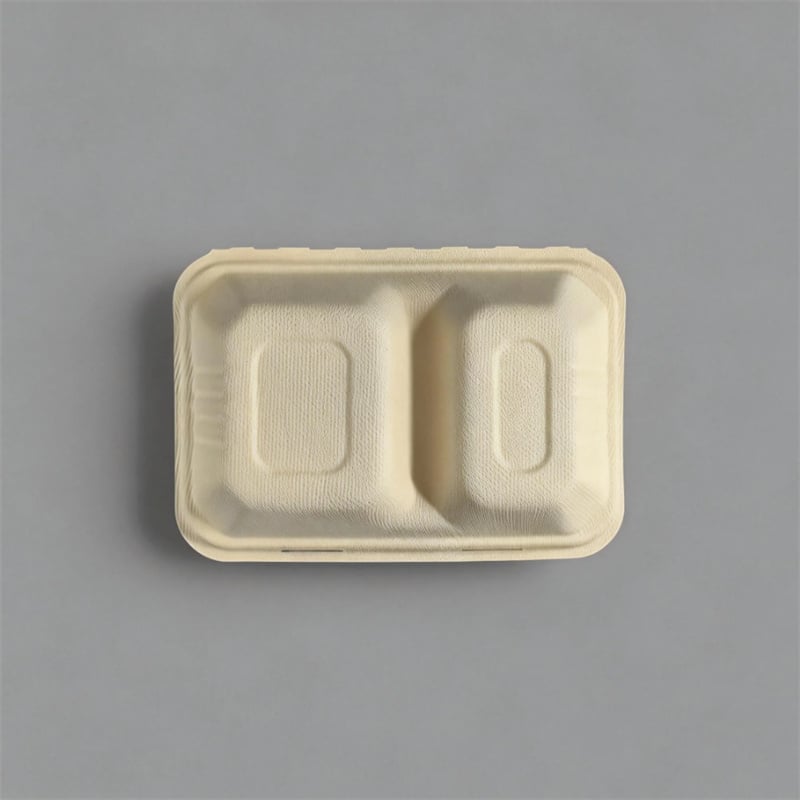 Molded Pulp Sustainable Clamshell Tableware