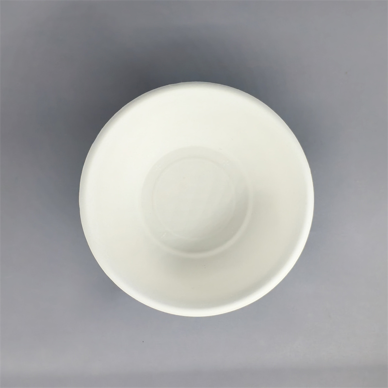 Compostable  Wet-Pressed Molded Fiber Hot Soup Bowl