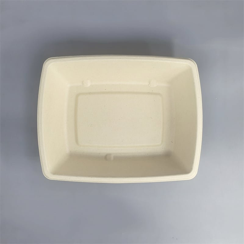 Wet-Pressed Molded Fiber Boat Tray 25-30mm Deep Walls