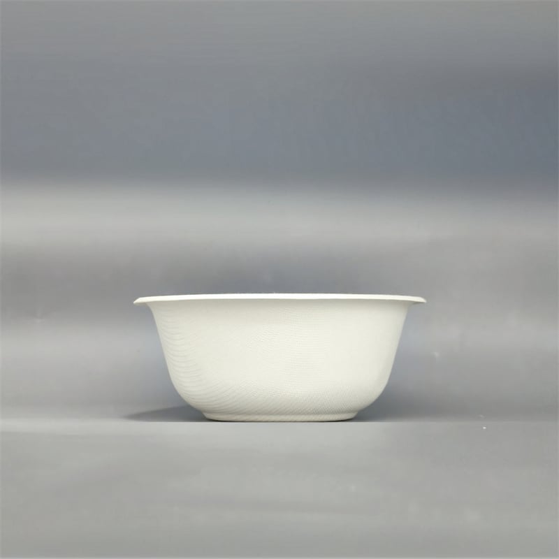 Compostable  Wet-Pressed Molded Fiber Hot Soup Bowl