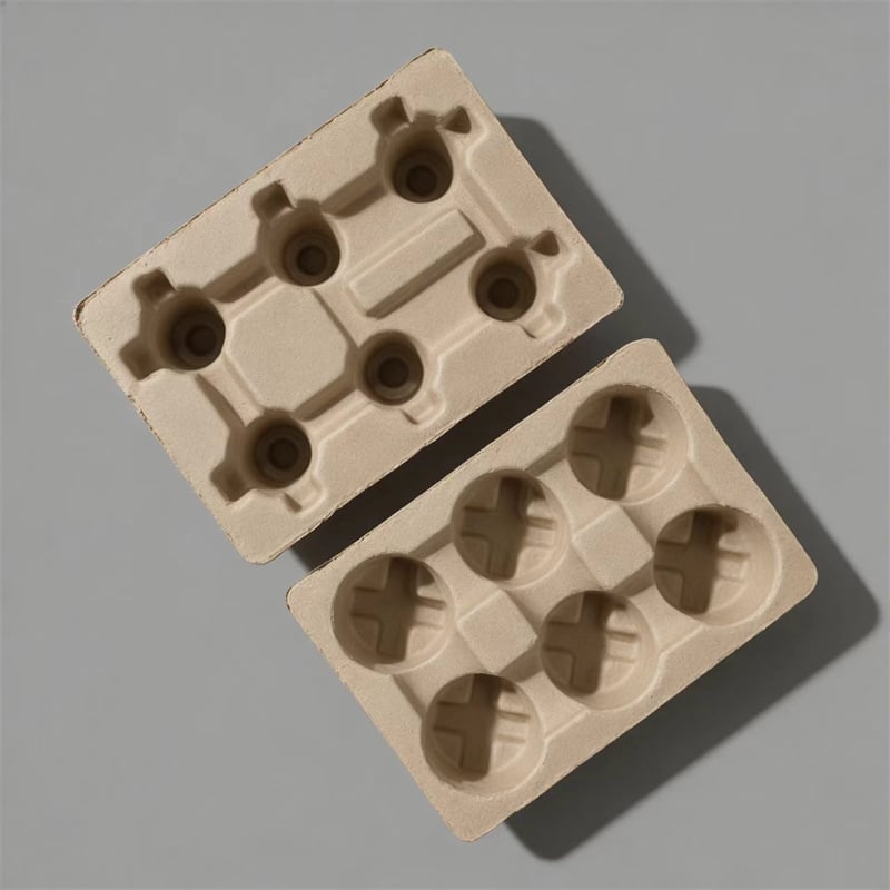 Eco-Friendly Molded Fiber Inner Tray Packaging for Wineries & Breweries