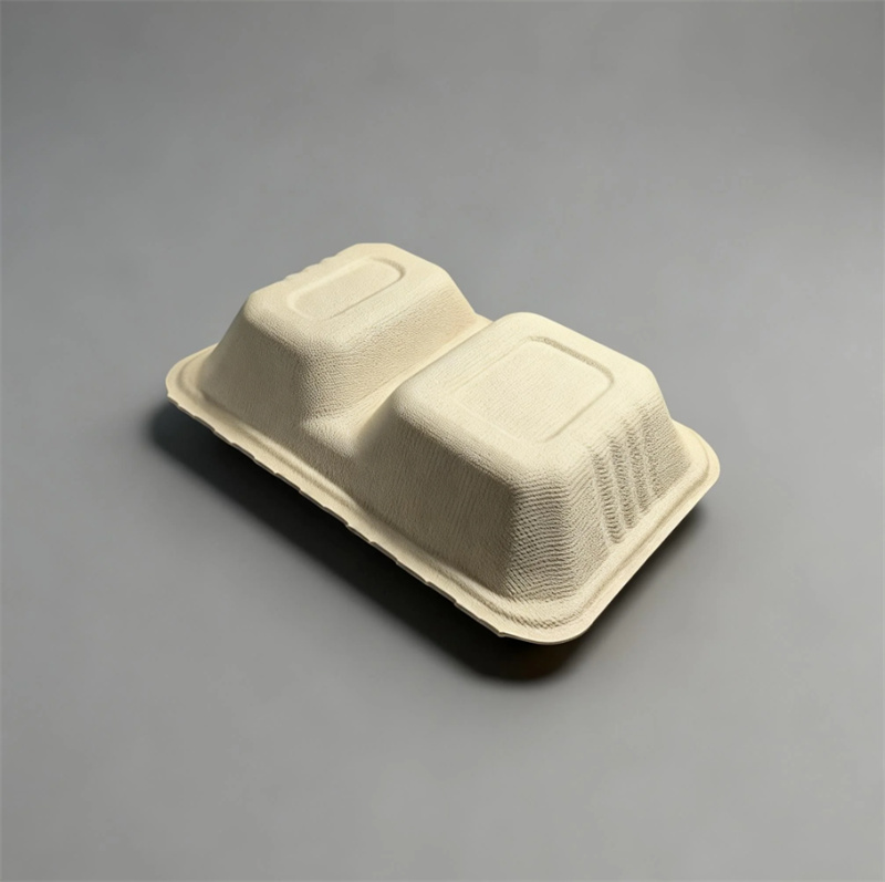 Molded Pulp Sustainable Clamshell Tableware