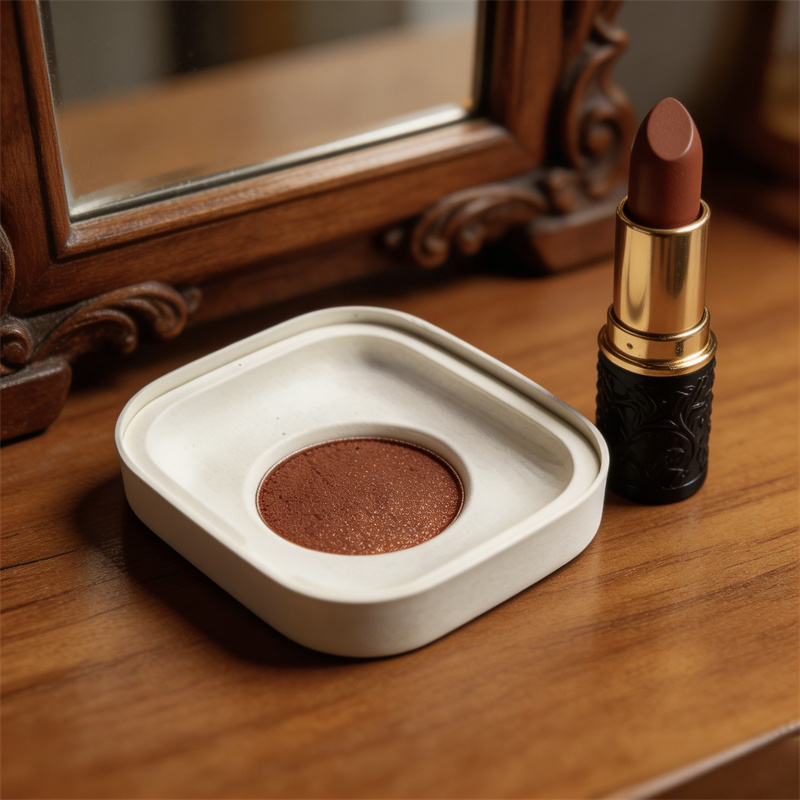Biodegradable Molded Fiber Eyeshadow Cosmetic Packaging