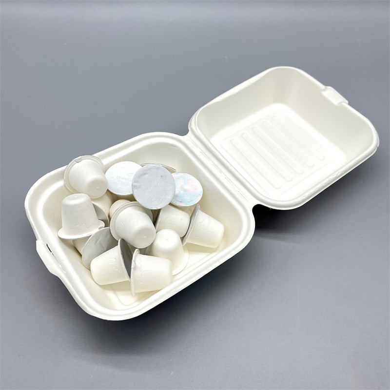 Custom Molded Biodegradable Coffee Box with Compostable Capsules