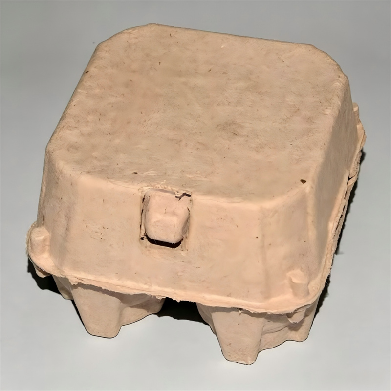 4-Cavity Dry-Pressed Pulp Egg Carton