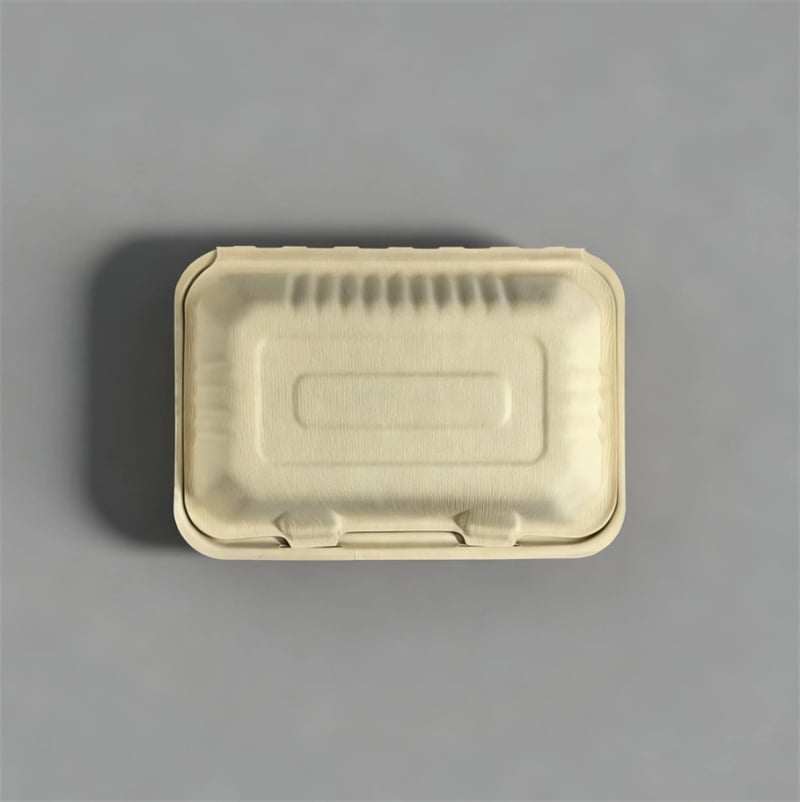 Molded Pulp Sustainable Clamshell Tableware