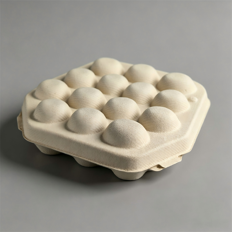 Premium Dry-Pressed Paper Pulp Quail Egg Box Packaging