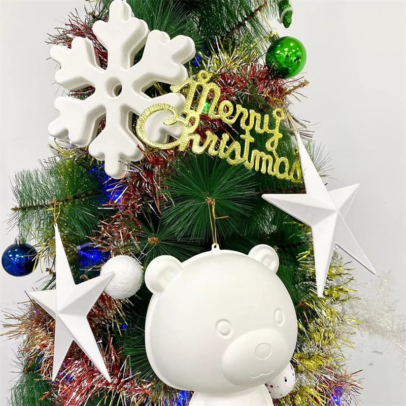 Molded Pulp Christmas Ornaments