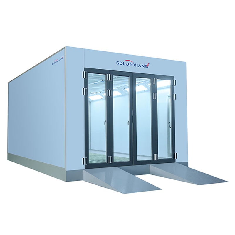LX-D4 China Factory Price Car Furniture Spray Booth Painting Room With Electric Burner