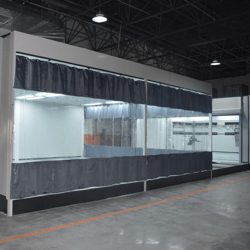 LX-2-2 Other Car Care Equipment Vehicle Polishing Room Sanding Booth Car Paint Prep Bay Preparation for Sale