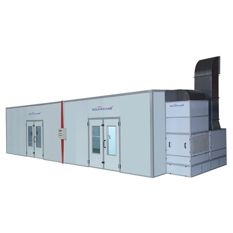Environmentally Friendly LX-60 Woodworking Machinery Furniture Spray Booth with Electric Heating System