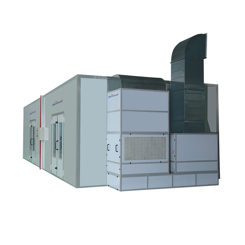 Environmentally Friendly LX-60 Woodworking Machinery Furniture Spray Booth with Electric Heating System