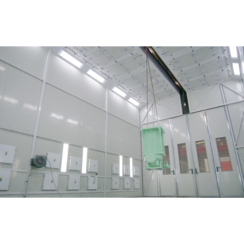 LX-12-45 Professional Large Paint Booth Supplier Industrial Spray Paint Booth for Buses and Trucks