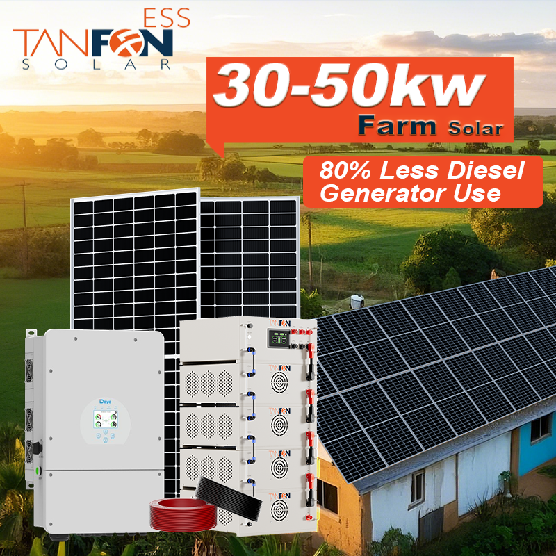 sistema solar agrícola de 50 kW en Kenia