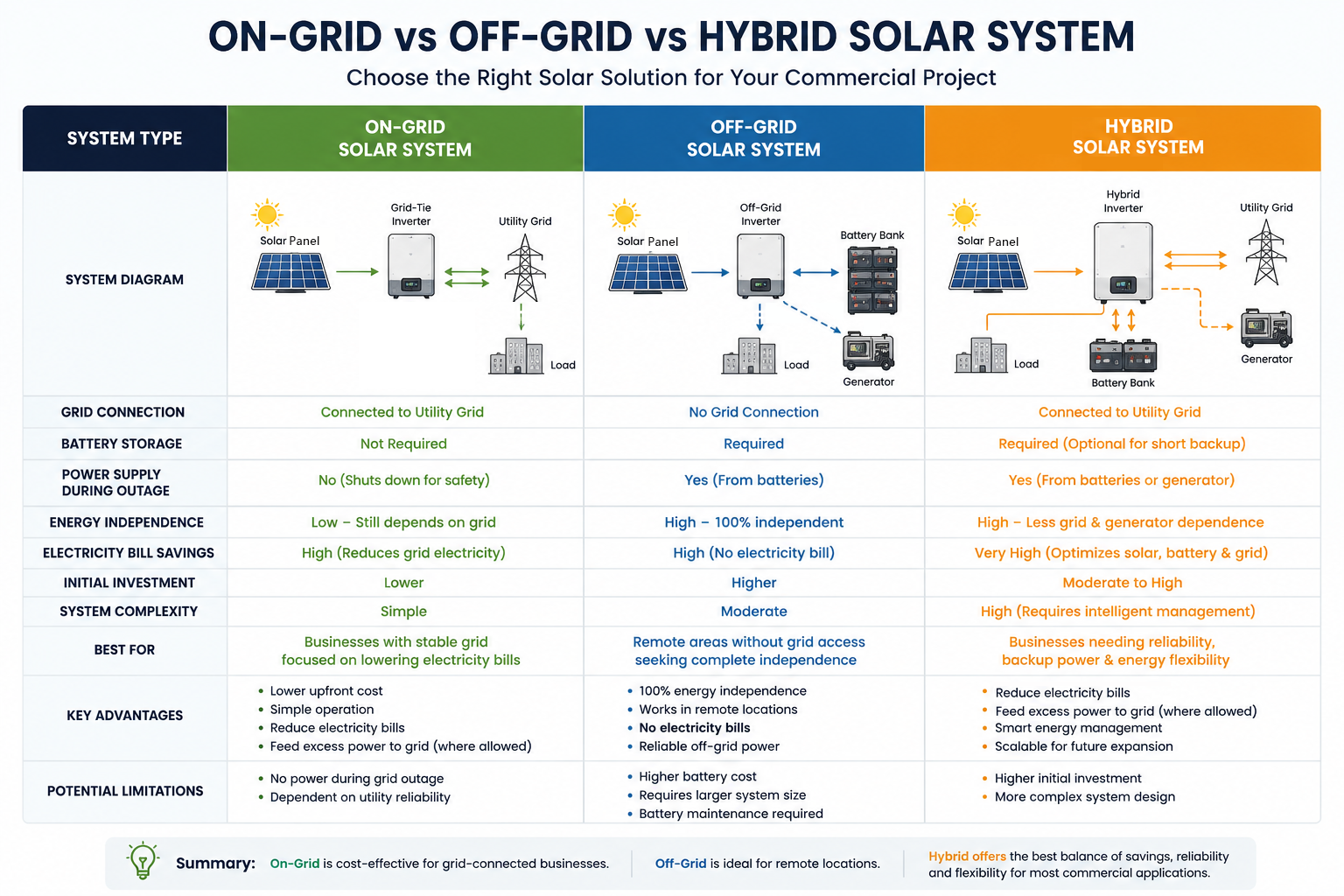 ¿Cuál es la diferencia entre los sistemas solares conectados a la red y los sistemas solares aislados?
