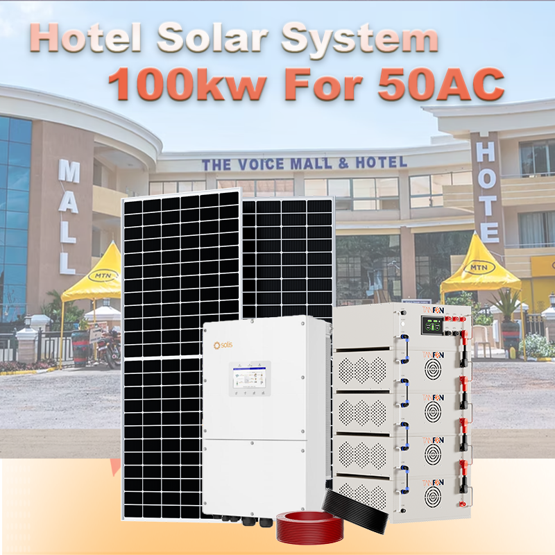 solución solar para hoteles de 100 kW en África