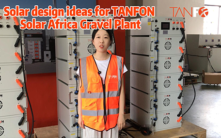 Sistema solar TANFON Planta de grava