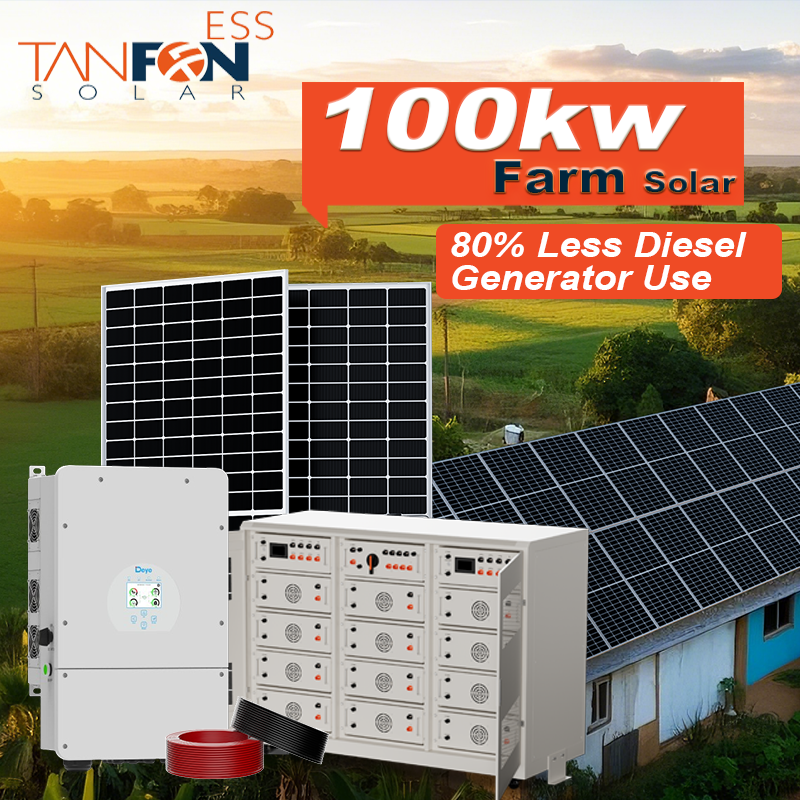 hệ thống năng lượng mặt trời cho trang trại 100 kW tại Kenya