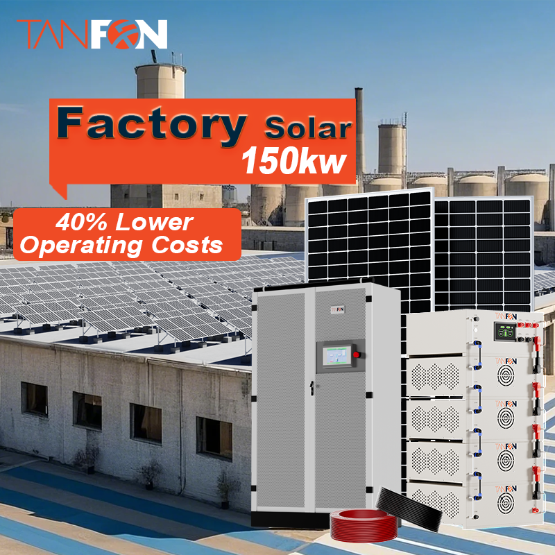 150 kW fabrieks-EES-zonnesysteem met EPC-service