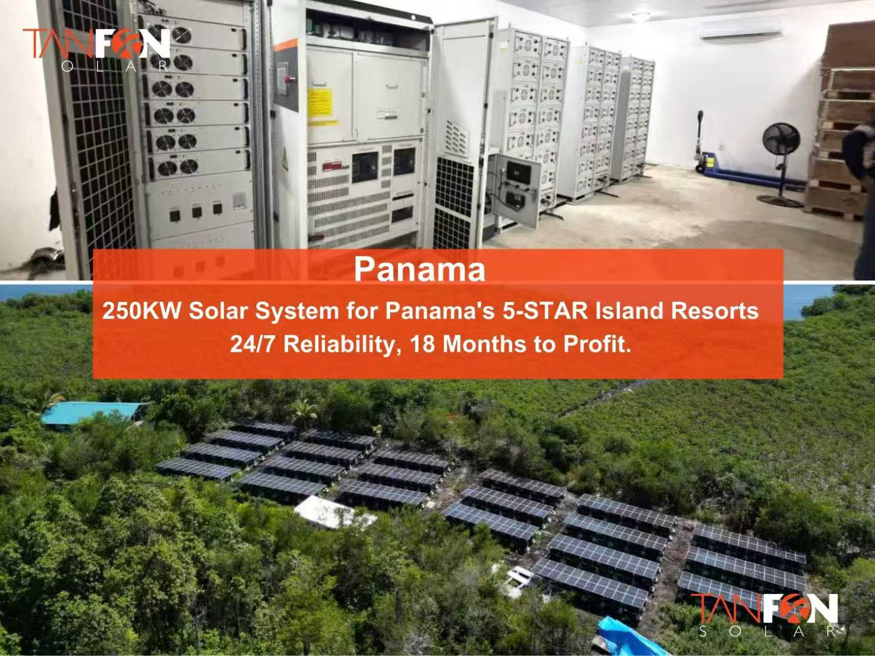 sistema Comercial de Almacenamiento de Energía de 250 kW para un Resort Insular de 5 Estrellas en Panamá