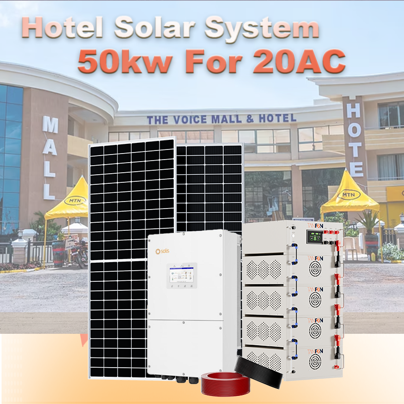 Solución solar para hoteles en Nigeria | 50 kW | TANFON
