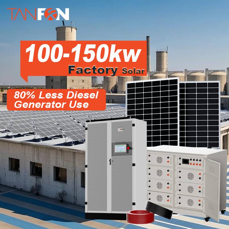100 kW commercieel zonnesysteem (EPC) voor fabriek en magazijn