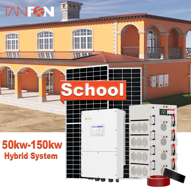 sistema solar de 150 kW para colegios internados