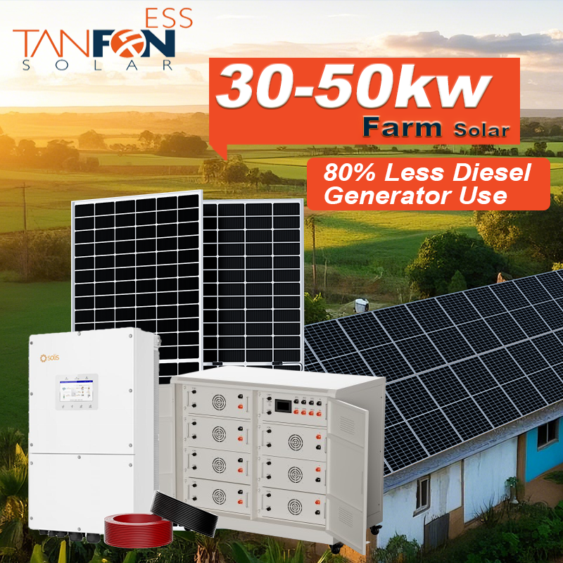 sistema solar agrícola de 50 kW en Ghana