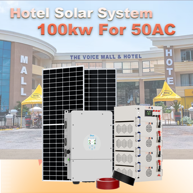Sistema solar con batería LiFePO4 | 100 kW | TANFON