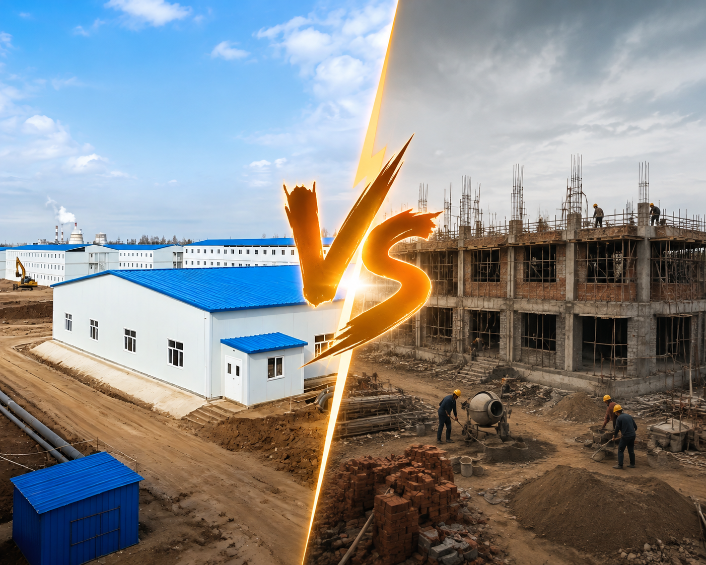 Предварително изработени къщи срещу традиционни къщи: революция в ефективността на строителството