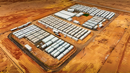 Saudi Arabia Solar Plant Living Camp
